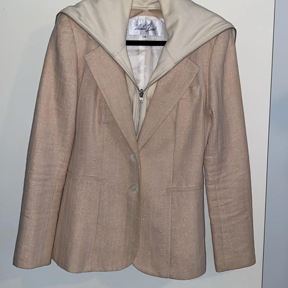 Vintage Veronica Beard 100% Linen Blazer Medium